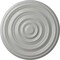 Ekena Millwork Carton Smooth Ceiling Medallion (Fits Canopies up to 9 1/8"), Hnd-Painted Frost, 29 1/8"OD x 1 1/2"P CM29CAFRF - alternate 1